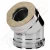 Отвод 45° V50R с изол (AISI-321/0,8-ОЦИНК-RAL/0,5) d-130/230 (Вулкан)