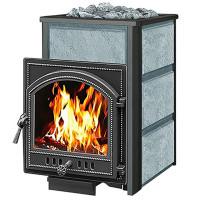 Чугунная печь для бани Легенда 16 224 Талькохлорит (Везувий) до 18 м3