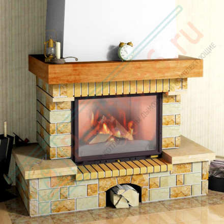 Облицовка Тотем 700, бежево-кремовый, жёлто-коричневый, жёлтый, песочно-желтый (Мета)