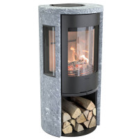 Печь-камин 556T Style, цвет черный (Contura)