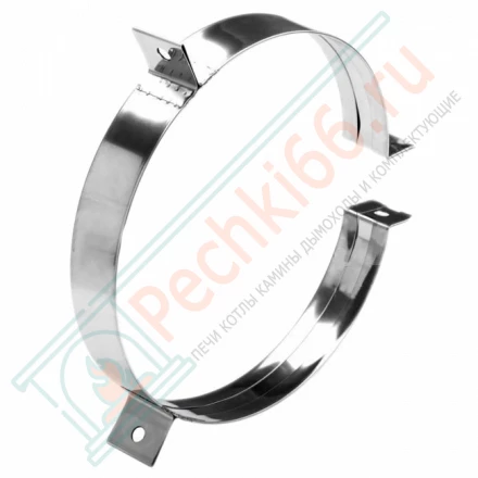 Хомут для растяжки на трубу с изол V50R (AISI-304/0,5) d-150/250 (Вулкан)