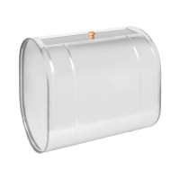 Бак выносной горизонтальный для теплообменника (НЕРЖ-439/0,8мм) 60 л (Россия)