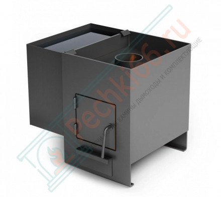 Печь для бани Двушечка carbon антрацит (T.M.F) до 18 м3
