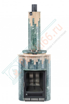 Дровяная банная печь Ферингер ОПТИМА "Змеевик + Окаменевшее дерево" до 28 м³