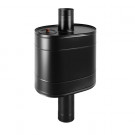 Бак на трубе Black овальный (НЕРЖ-439/0,8мм) 55 л, d-115 (Россия)