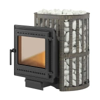 Чугунная печь для бани Легенда Ковка 28 (505) (Везувий)