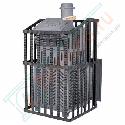 Чугунная печь для бани Гром Ураган 30 (П) (ТехноЛит)