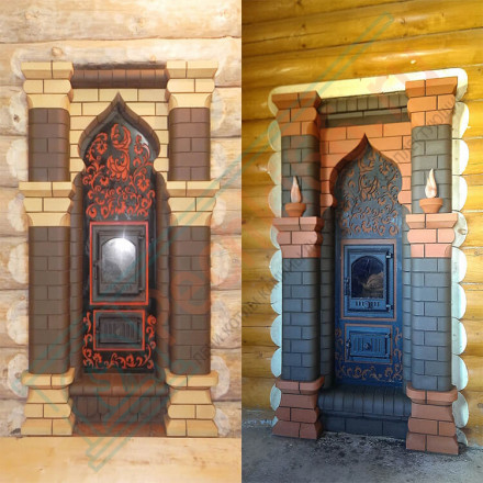 Печь для бани Хохлома (Тройка) до 24 м3