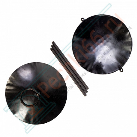 Садж сковорода с ножками и крышкой 400 мм.