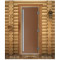 Дверь для бани и сауны Престиж бронза матовая, 2100х800 по коробке (DoorWood)