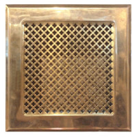 Каминная решетка 170х170, латунь (Megaprom)