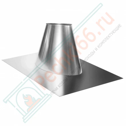 Кровельный элемент 0°/20° на трубу с изол V50R (ОЦИНК-RAL/0,5) d-120/220 (Вулкан)