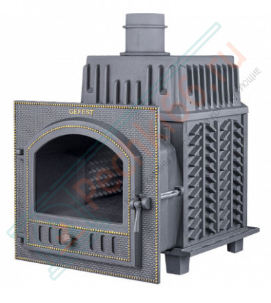 Печь для бани Гефест Гром 50 (П2) в облицовке Президент 1200/50 Талькохлорит (ТехноЛит)