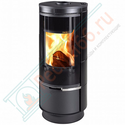 Печь-камин Andorra Plus, черная (Thorma)