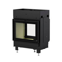 Каминная топка N-20T Exclusive, цвет - черный (Nordpies)