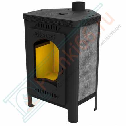 Печь-камин Гермес с плитой угловой (Kennet)