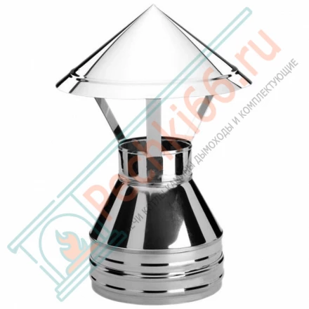 Зонт V50R с изол (AISI-321/0,5-ОЦИНК-RAL/0,5) d-130/230 (Вулкан)