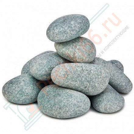 Камень для бани Жадеит шлифованный средний, м/р Хакасия (ведро), 20 кг (Хакасинтерсервис)