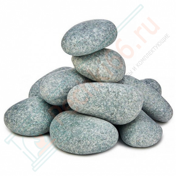 Камень для бани Жадеит шлифованный средний, м/р Хакасия (ведро), 20 кг в Краснодаре