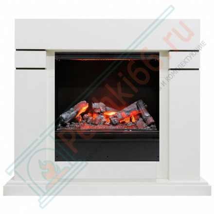 Каминокомплект Lindos - Алебастр с очагом Engine 56-600 LL