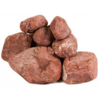 Камень для бани Яшма сургучная окатанная (ведро), 10 кг (Россия) Камень для бани Яшма сургучная окатанная (ведро), 10 кг (Россия)