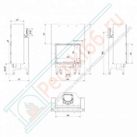 Стальная топка NADIA/10/G (Kratki)