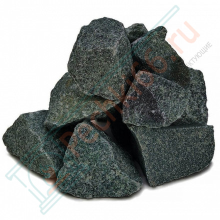 Камень Пироксенит "Черный принц" колотый, м/р Хакасия (ведро), 18 кг