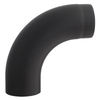 Колено 90° черное, бесшовное d-150 (Darco)