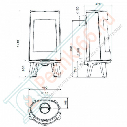 Чугунная печь BOLD300 (Dovre)