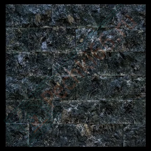 Плитка рваный камень "Серпентенит" 100х50х25мм, упаковка  90 шт / 0,42 м2 в Краснодаре