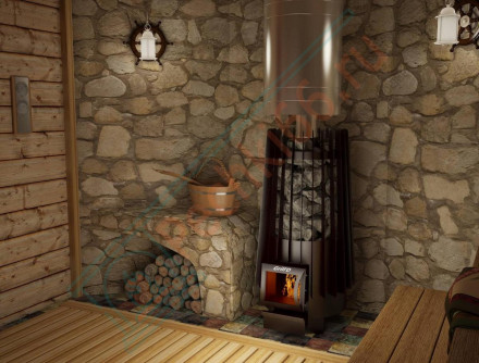 Дровяная банная печь Grill'D Cometa 180 Vega Short