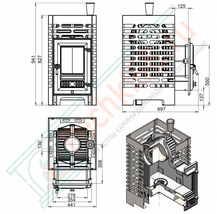 Печь для бани Астон-Шторм (Aston)