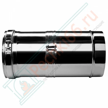 Труба V50R телескопическая с изол L=260-380 (AISI-321/0,5-AISI-304/0,5) d-160/260 (Вулкан)