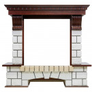 Портал Pierre Luxe - Темный дуб / Белый (Высота 1040мм) Портал Pierre Luxe - Темный дуб / Белый (Высота 1040мм)