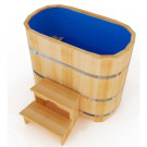 Купель кедровая Премиум овальная с пластиковой вставкой 78х140х120 (НКЗ) Купель кедровая Премиум овальная с пластиковой вставкой 78х140х120 (НКЗ)