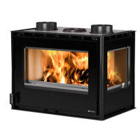 Каминная топка INSERTO 70 CRYSTAL ANGOLO, стекло справа (La Nordica)