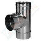 Тройник 90° без изол (НЕРЖ-321/0,5) d-130 (Дымок-Lux) Тройник 90° без изол (НЕРЖ-321/0,5) d-130 (Дымок-Lux)