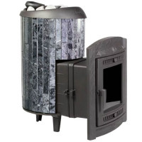 Печь для бани Атмосфера L+, усиленная каменка, ламели "Пироксенит" (ProMetall) Печь для бани Атмосфера L+, усиленная каменка, ламели "Пироксенит" (ProMetall)