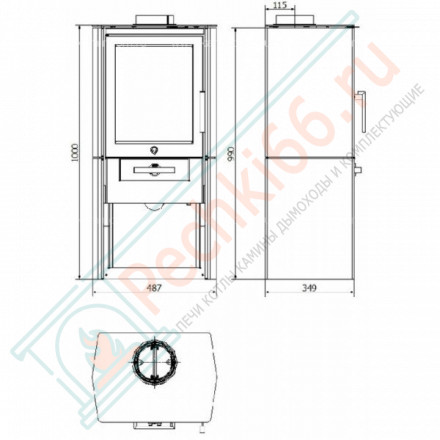 Печь-камин Samso (Varde)