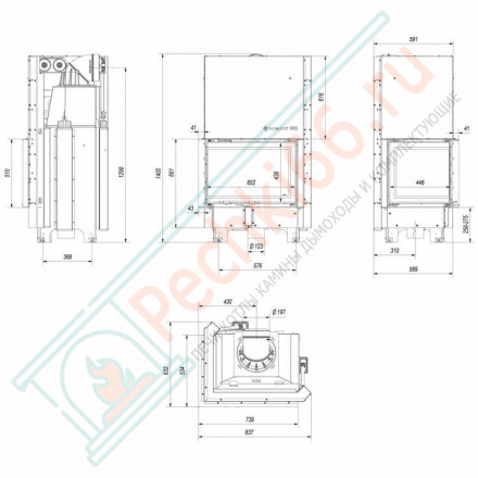 Стальная топка MBZ/L/BS/G (Kratki)