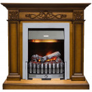 Электрический каминокомплект Verona - Дуб антик с очагом Danville Chrome FB2 (Dimplex)