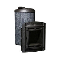 Печь для бани Атмосфера XL+, усиленная каменка, ламели "Талькохлорит" (ProMetall)