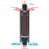 Дымоход - конвектор Окаменевшее дерево перенесённый рисунок + Россо Леванте, d-115, L=1000 мм (Feringer) в Краснодаре