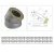Отвод 30° V50R с изол (AISI-310S/0,8-AISI-304/0,5) d-120/220 (Вулкан-Cerablanket)