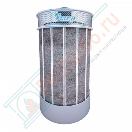 Печь для бани Услада Керама, КТК, с чугунной дверцей (Жара)