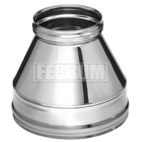 Сэндвич конус (НЕРЖ-430/0,5-НЕРЖ-420/0,5) d-80/160 (Ferrum GS) Сэндвич конус (НЕРЖ-430/0,5-НЕРЖ-420/0,5) d-80/160 (Ferrum GS)