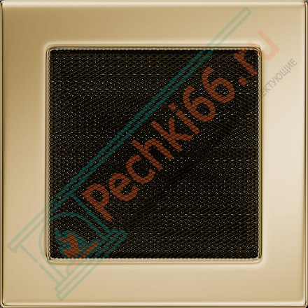 Вентиляционная решетка для камина 170х170, позолоченная (FireWay)