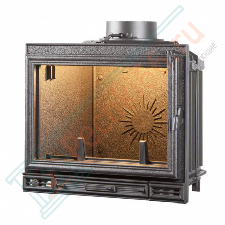 Чугунная топка RUBIS с открытием дверцы в стороны и с дефлектором (SEGUIN) 10 кВт