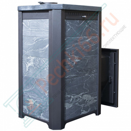 Печь банная Сказка змеевик, удлиненная топка (Варвара)