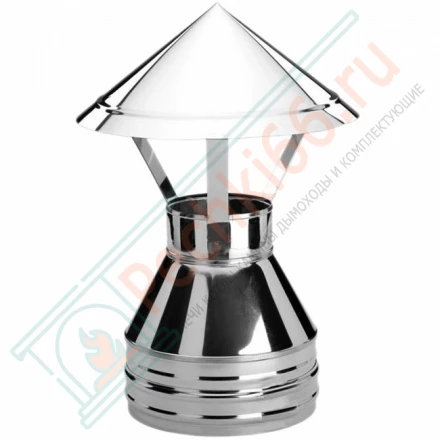 Зонт V50R с изол (AISI-310S/0,8-ОЦИНК-RAL/0,5) d-104/200 (Вулкан-Cerablanket)